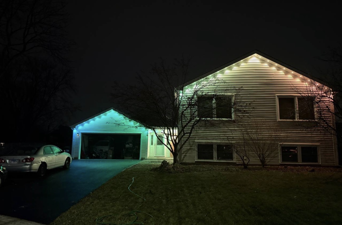 Govee permanent holiday lights Miami mode — Palatine IL